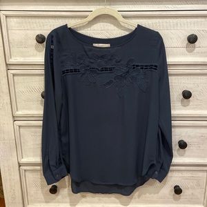 Navy blue blouse